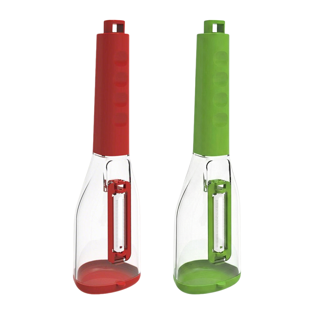HandyFidgetGround™ PeelCatch Storage Cup Vegetable Peeler