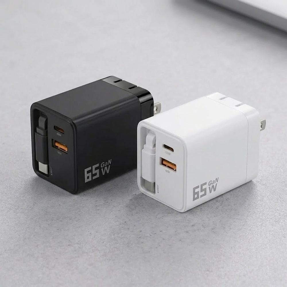 HandyFidgetGround™ TurboCharge 65W GaN Power Charger