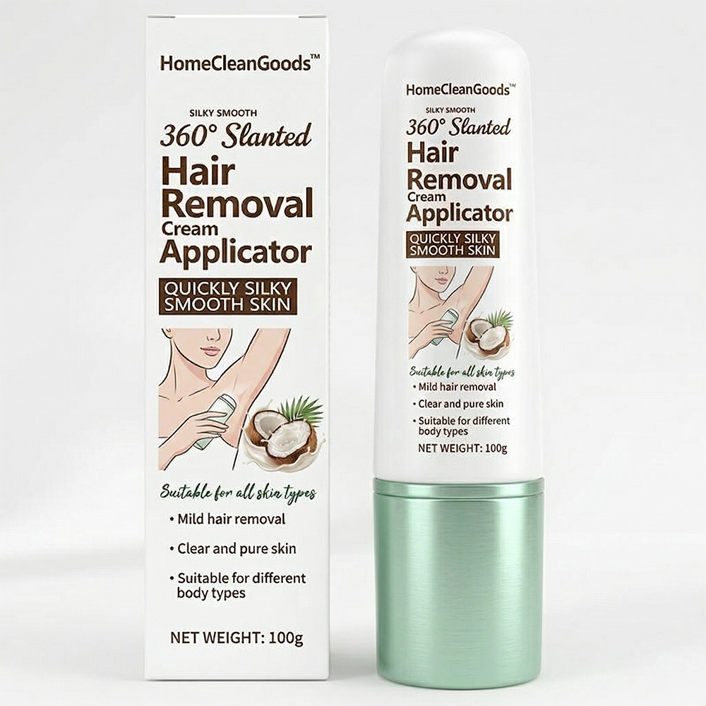 HandyFidgetGround™ 360° Slanted Hair Removal Cream Applicator