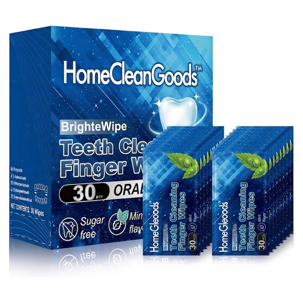 HandyFidgetGround™ BrighteWipe Teeth Cleaning Finger Wipes