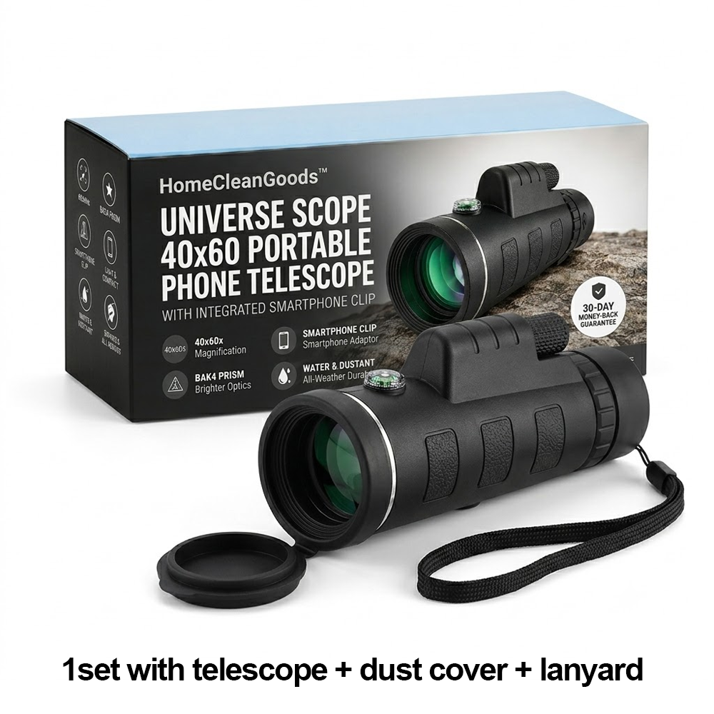 HiFiveGo™ UniverseScope 40x60 Portable Phone Telescope