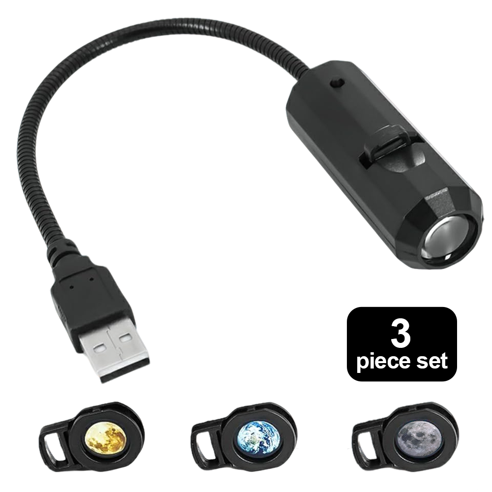 HandyFidgetGround™ AstroLens 360° USB Galaxy Projector Light 2