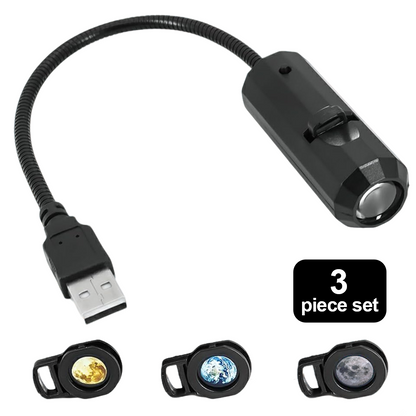 HandyFidgetGround™ AstroLens 360° USB Galaxy Projector Light 2