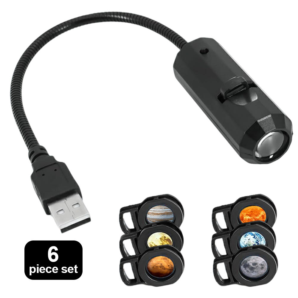 HandyFidgetGround™ AstroLens 360° USB Galaxy Projector Light 2