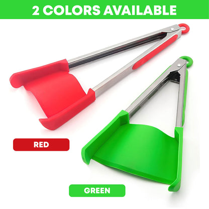 👍 HandyFidgetGround™ FlexiGrip Dual-Action Food Tongs