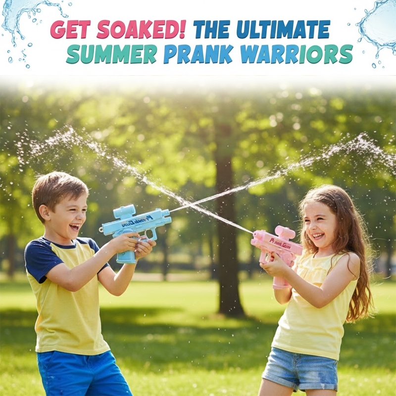 HandyFidgetGround™ LaughJet Dual-Trigger Prank Water Gun