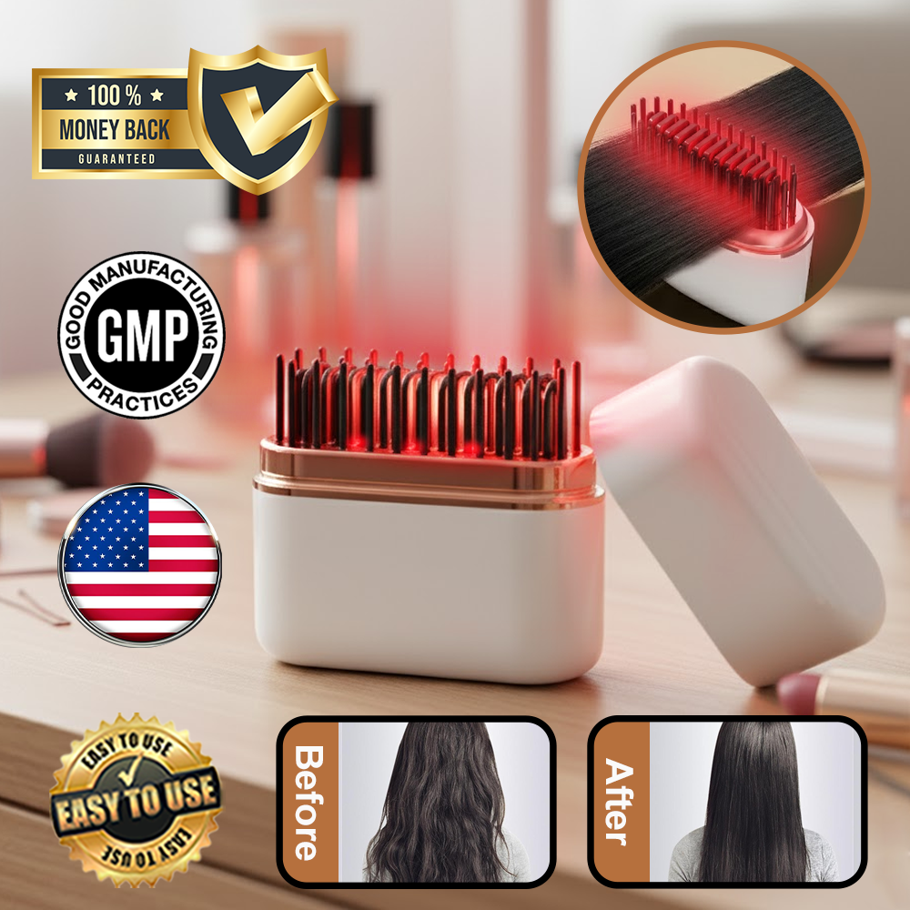 HandyFidgetGround™ SilkyHeat Portable Wireless Straightening Comb