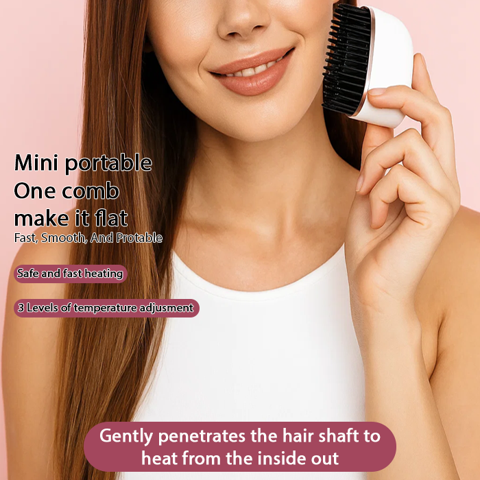 HandyFidgetGround™ SilkyHeat Portable Wireless Straightening Comb