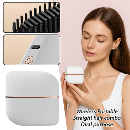 HandyFidgetGround™ SilkyHeat Portable Wireless Straightening Comb