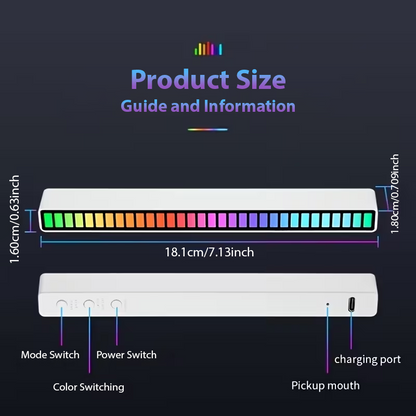HandyFidgetGround™ SonicBeam Music Sync LED Light Strips