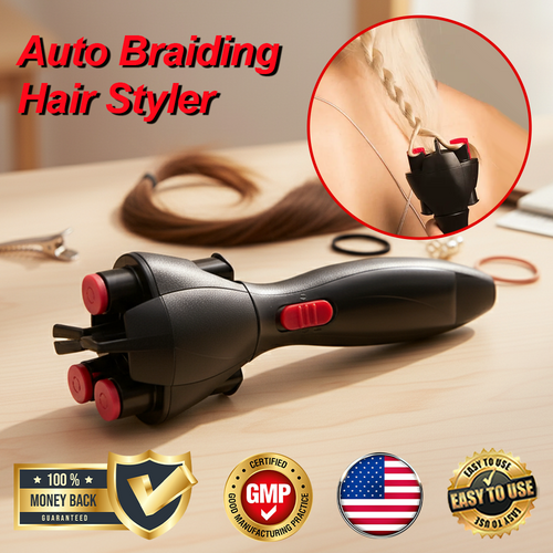 HandyFidgetGround™ TwistEase Auto Braiding Hair Styler