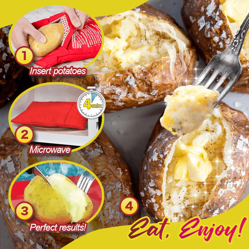 HandyFidgetGround™ 4-Minutes Microwave Potato Bag