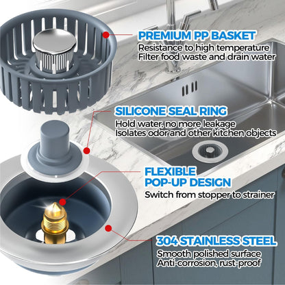 HandyFidgetGround™ Anti-Insect 3-in-1 Seal Tight Strainer Combo