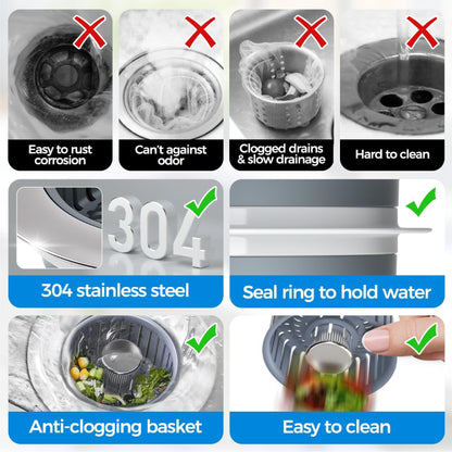 HandyFidgetGround™ Anti-Insect 3-in-1 Seal Tight Strainer Combo