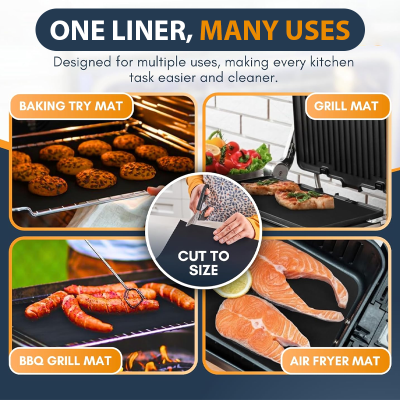 HandyFidgetGround™ BakeSafe Non-Stick Oven Liner