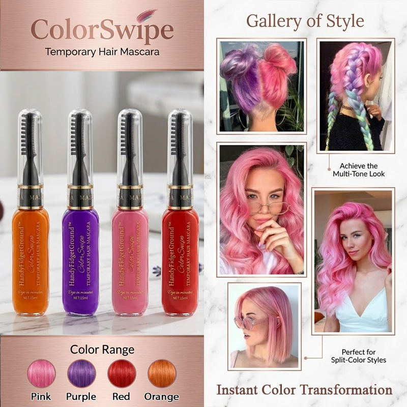 HandyFidgetGround™ ColorSwipe Temporary Hair Mascara
