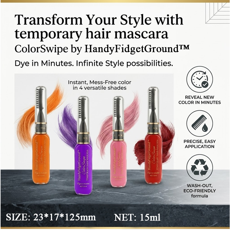 HandyFidgetGround™ ColorSwipe Temporary Hair Mascara
