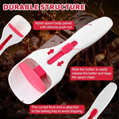 HandyFidgetGround™ CupcakePro Baking Scoop Dispenser