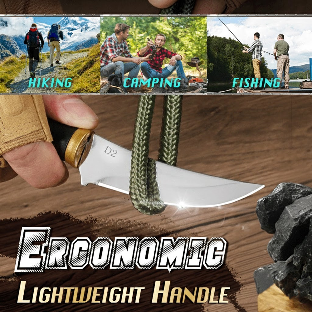 HandyFidgetGround™ D2 All-in-One Swift Cut Portable Knife