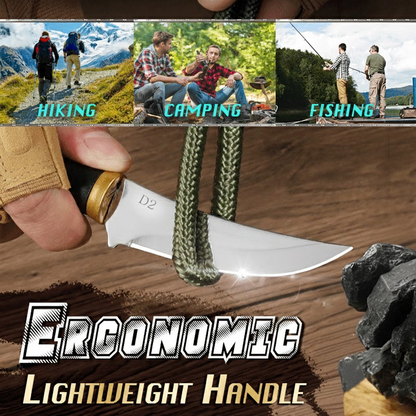 HandyFidgetGround™ D2 All-in-One Swift Cut Portable Knife