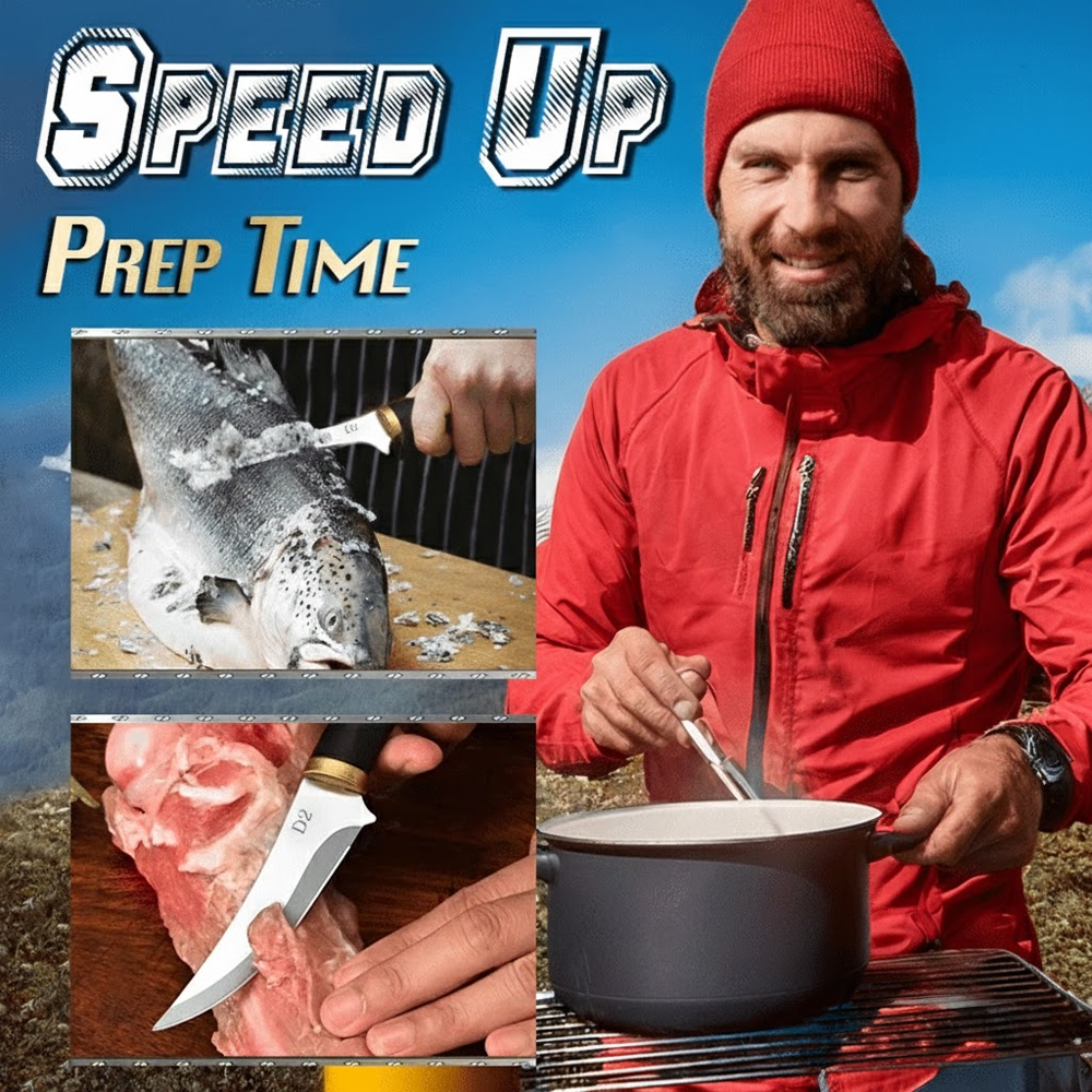 HandyFidgetGround™ D2 All-in-One Swift Cut Portable Knife