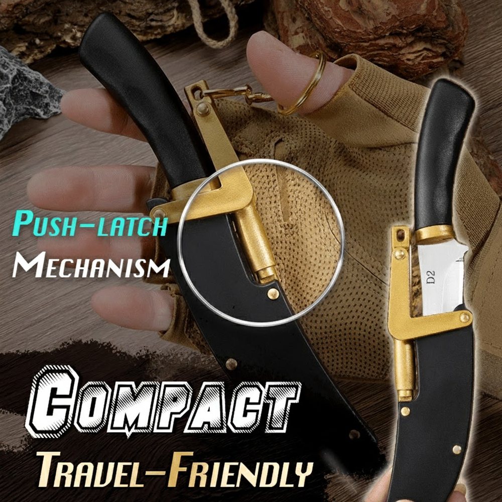 HandyFidgetGround™ D2 All-in-One Swift Cut Portable Knife