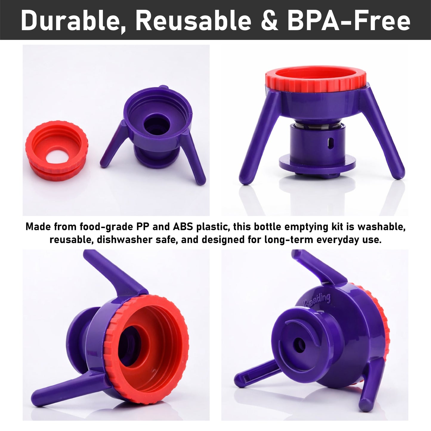 HandyFidgetGround™ DropSaver Bottle Emptying Stand