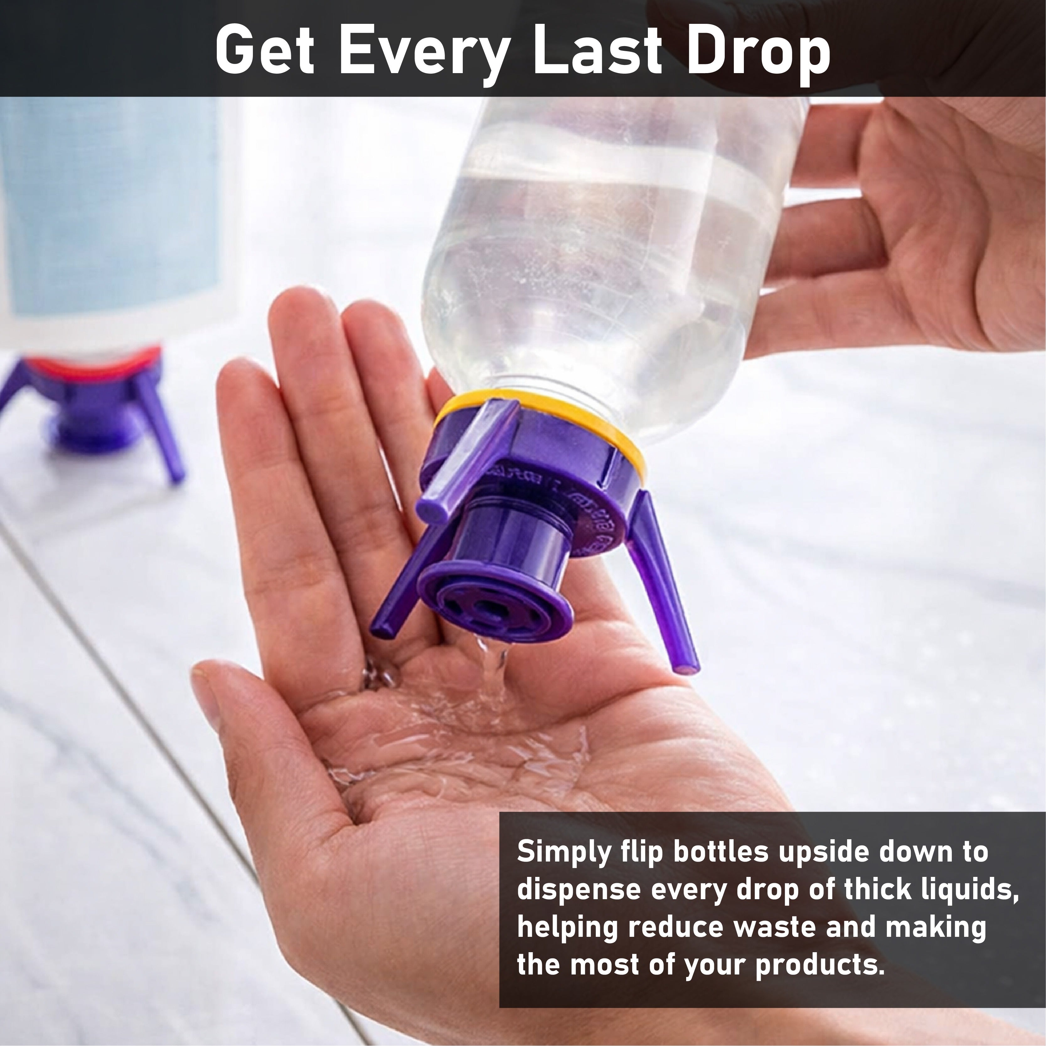 HandyFidgetGround™ DropSaver Bottle Emptying Stand