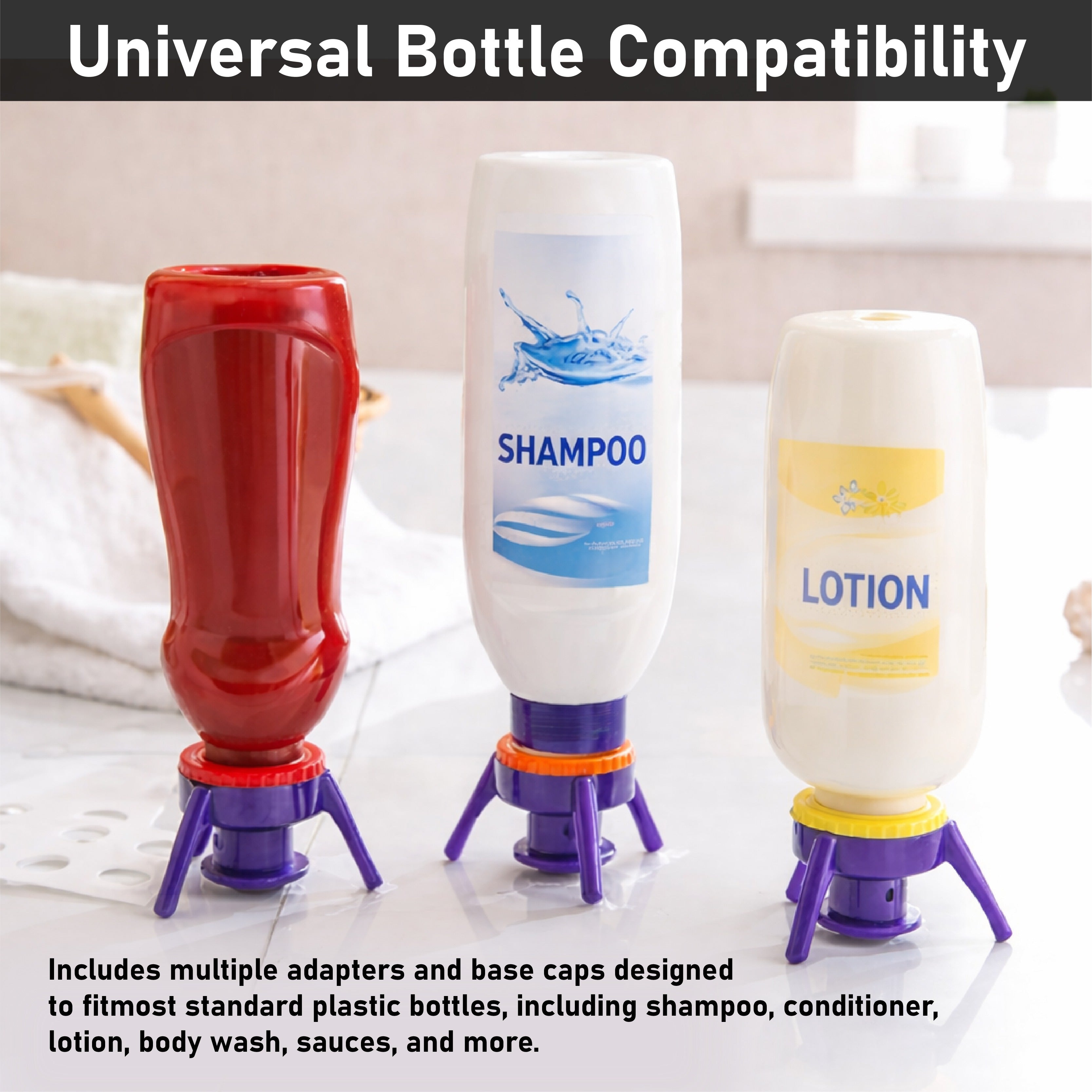 HandyFidgetGround™ DropSaver Bottle Emptying Stand