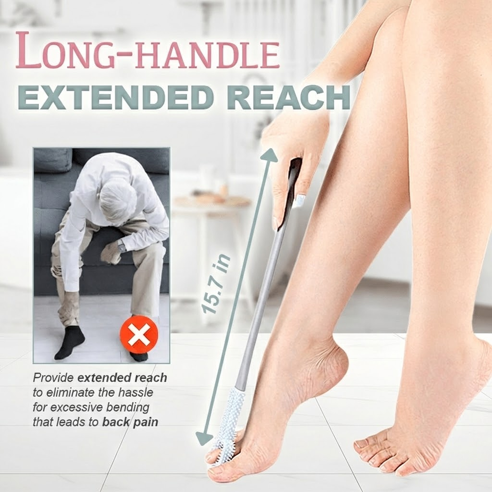 HandyFidgetGround™ Easy-Reach Deep Cleaning Foot Brush