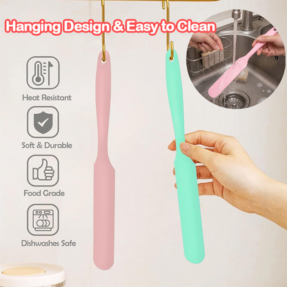 HandyFidgetGround™ EasyScrape Long Handle Jar Spatula