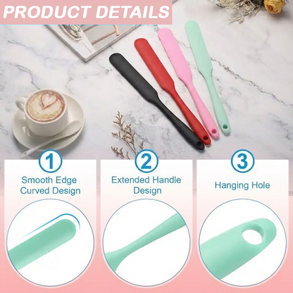 HandyFidgetGround™ EasyScrape Long Handle Jar Spatula
