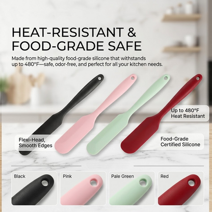 HandyFidgetGround™ EasyScrape Long Handle Jar Spatula