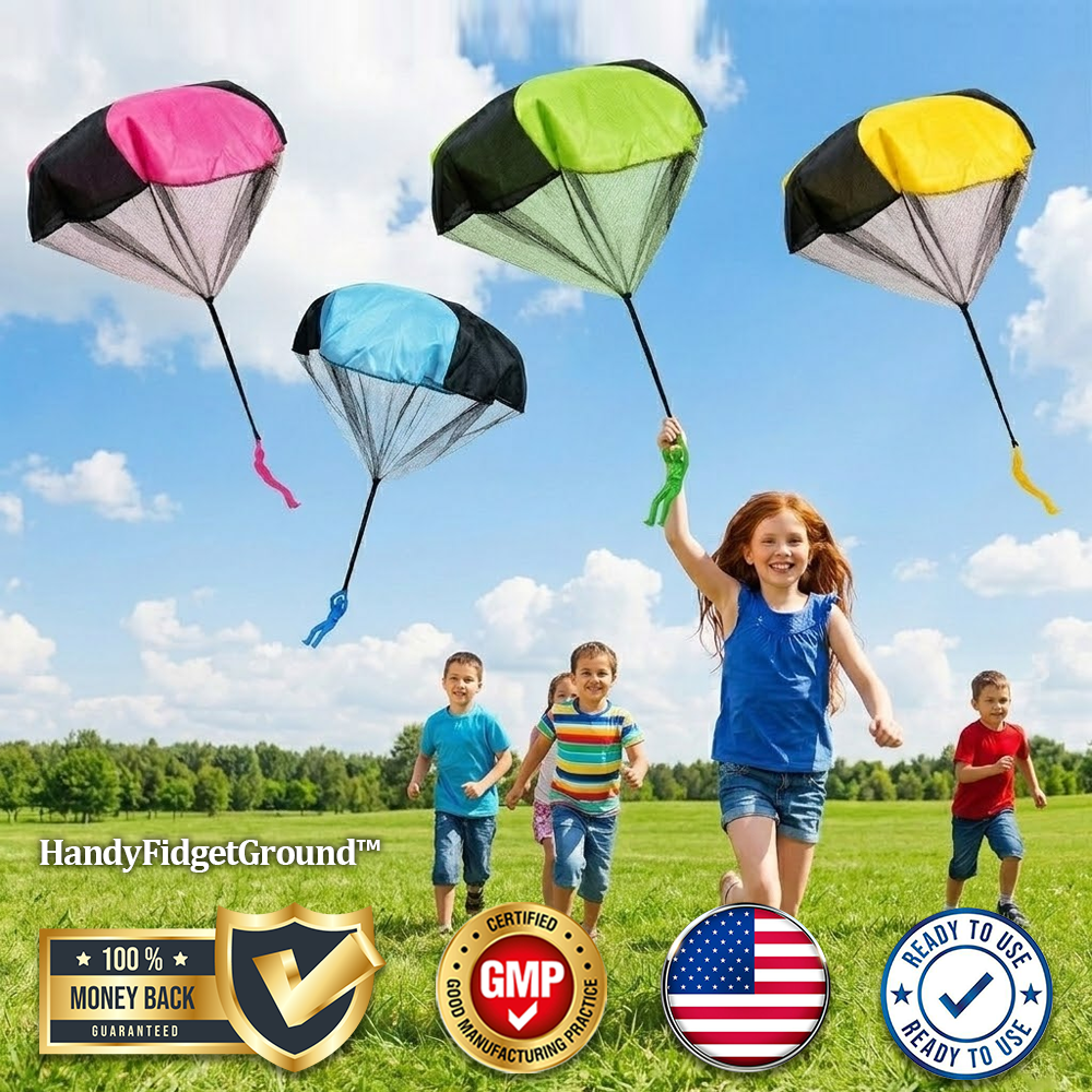 HandyFidgetGround™ FloatBuddy Parachute Toss Toy
