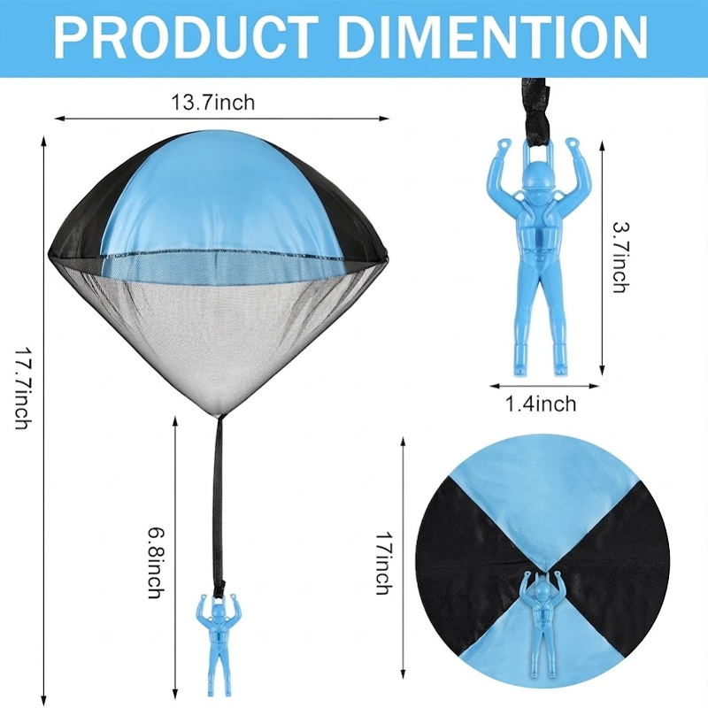 HandyFidgetGround™ FloatBuddy Parachute Toss Toy