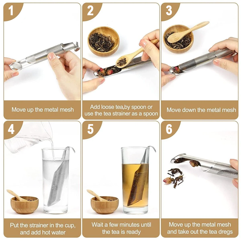 HandyFidgetGround™ GoBrew Stainless Steel Tea Infuser Stick
