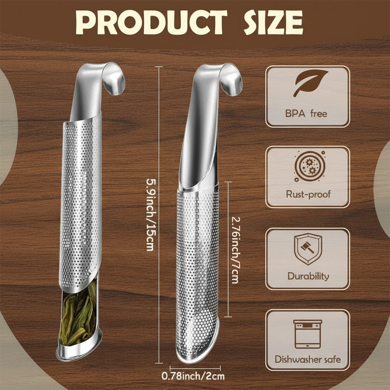 HandyFidgetGround™ GoBrew Stainless Steel Tea Infuser Stick
