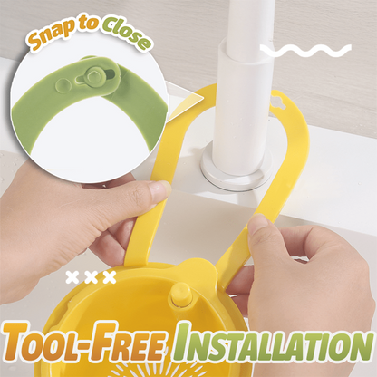 HandyFidgetGround™ Hanging Clip-On Automatic Dumping Sink Strainer