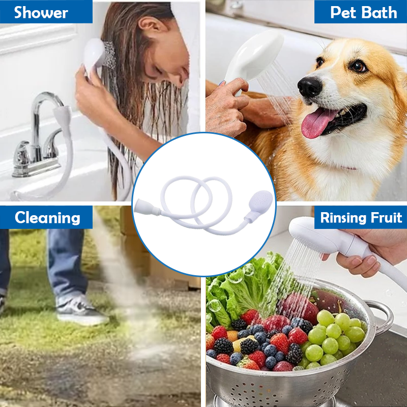 HandyFidgetGround™ HomeShower Multi-Wash Faucet Sprayer