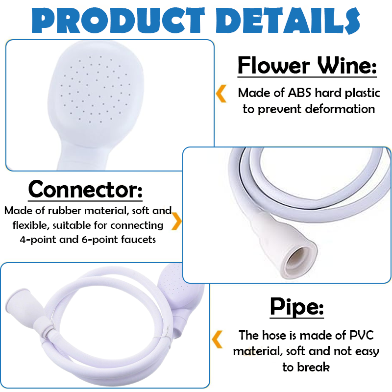 HandyFidgetGround™ HomeShower Multi-Wash Faucet Sprayer