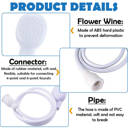 HandyFidgetGround™ HomeShower Multi-Wash Faucet Sprayer