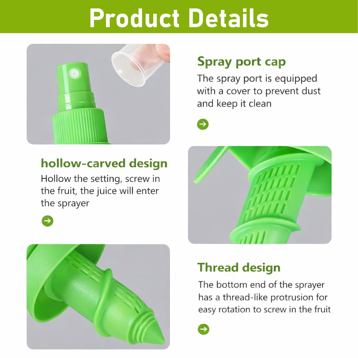 HandyFidgetGround™ JuiceTwist Cirtus Juice Sprayer Kit