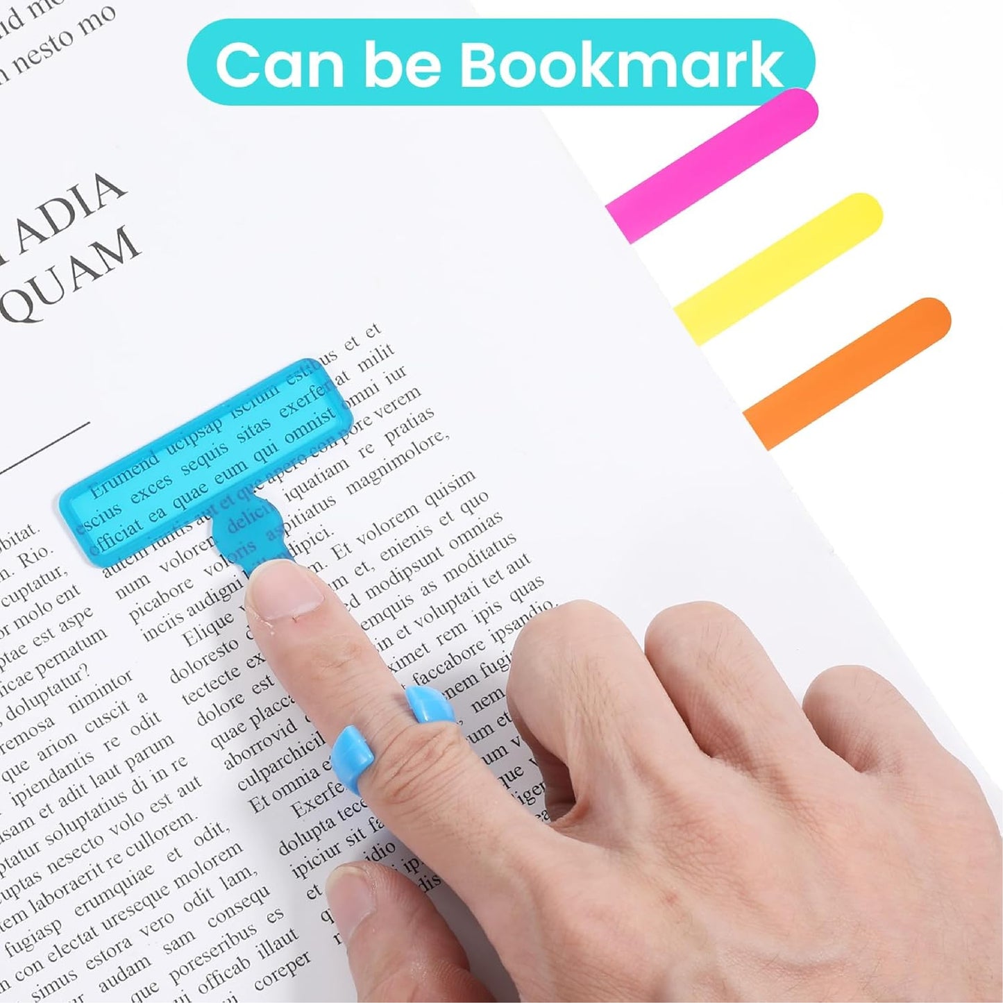HandyFidgetGround™ LearnTrack Finger Highlighter Strips