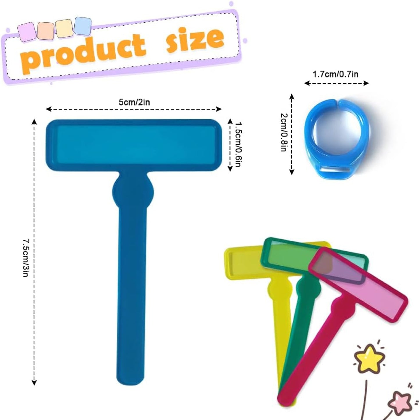 HandyFidgetGround™ LearnTrack Finger Highlighter Strips