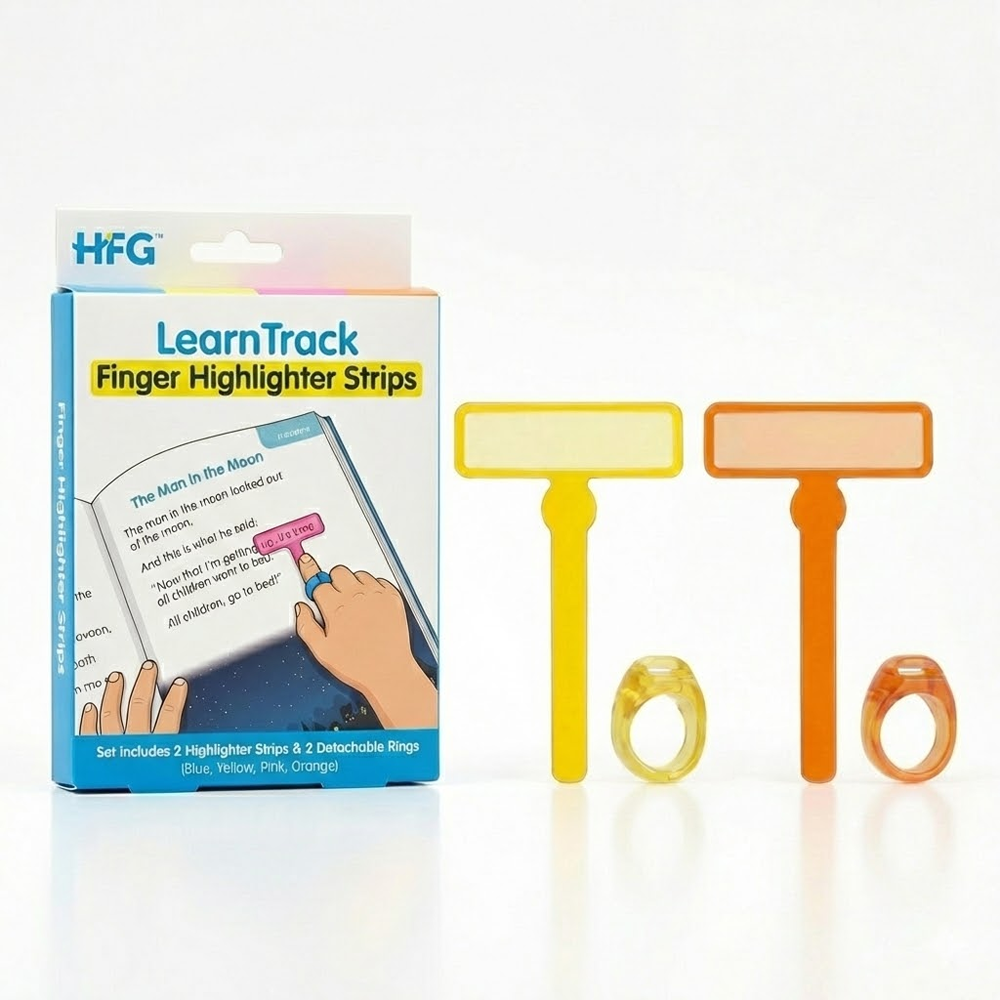HandyFidgetGround™ LearnTrack Finger Highlighter Strips
