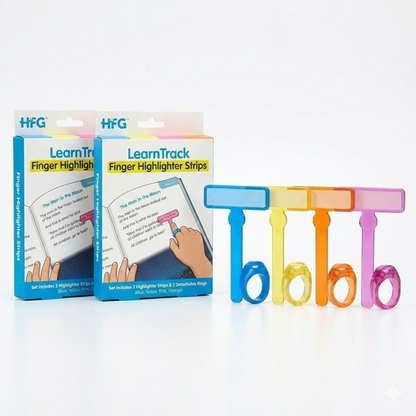HandyFidgetGround™ LearnTrack Finger Highlighter Strips