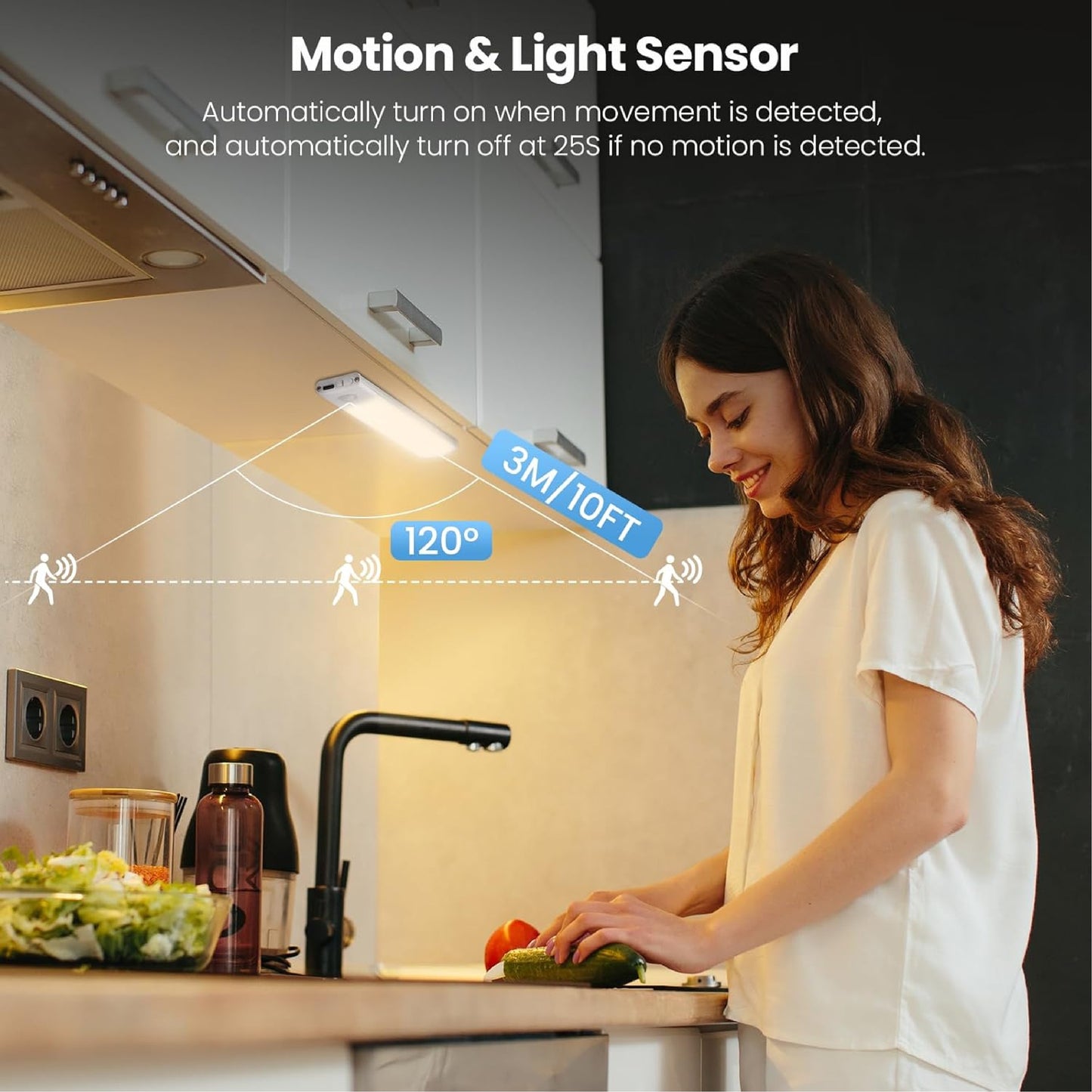 HandyFidgetGround™ LumiSense Magnetic Motion LED Light