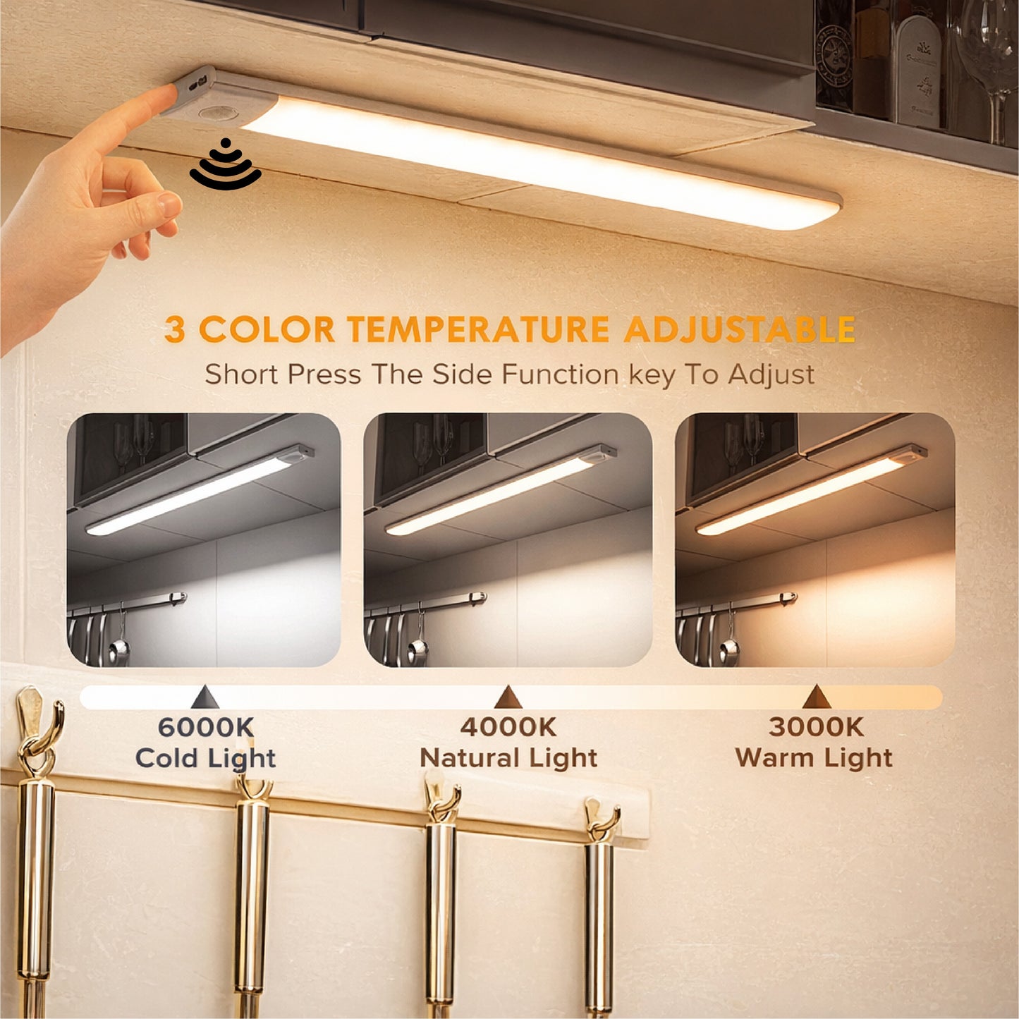 HandyFidgetGround™ LumiSense Magnetic Motion LED Light