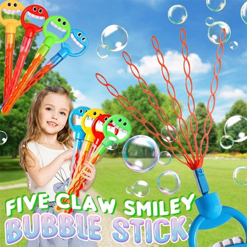 HandyFidgetGround™ Magical 5-Claw Smiley Bubble Stick