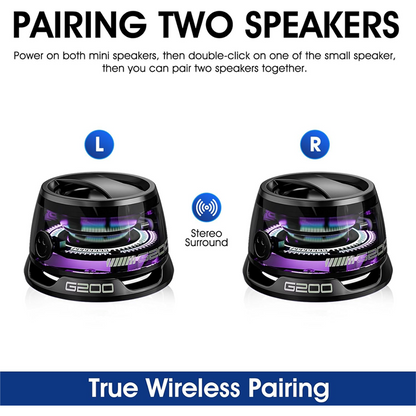 HandyFidgetGround™ MagniBeat RGB Mini Bluetooth Speaker